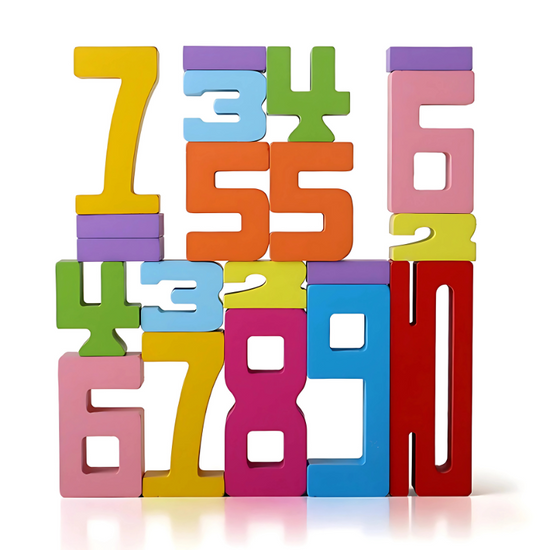 Num Stack Levels NumStack – Wooden Number Stacking Blocks for Early Math Fun – Jackie's Kids