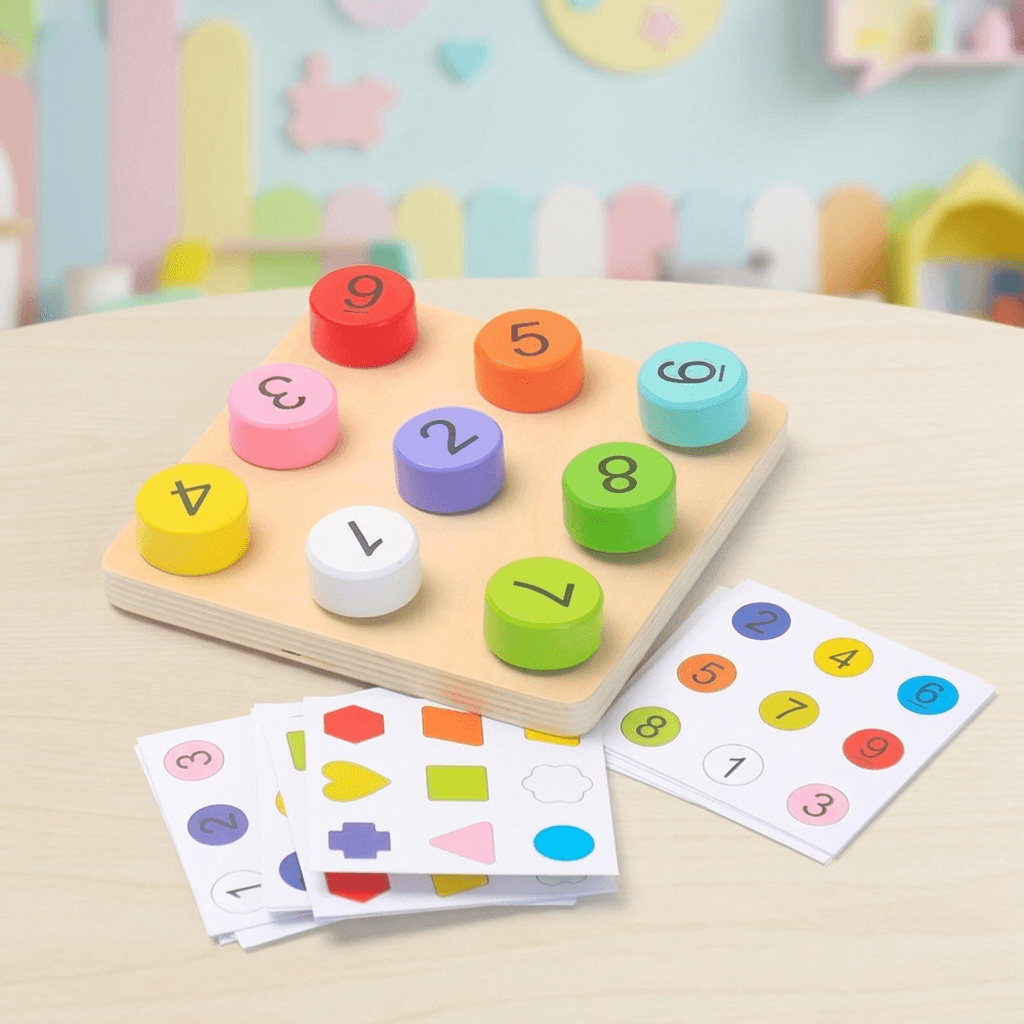 BoltMatch – Montessori Screw Board for Matching, Sorting & Motor ...