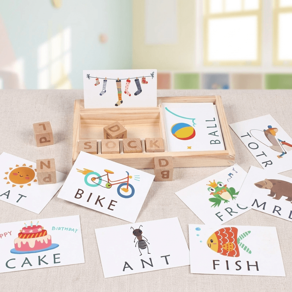 WordBox – Wooden Spelling Game for Kids – Jackie's Kids