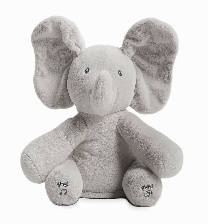 Baby singing cheap elephant toy